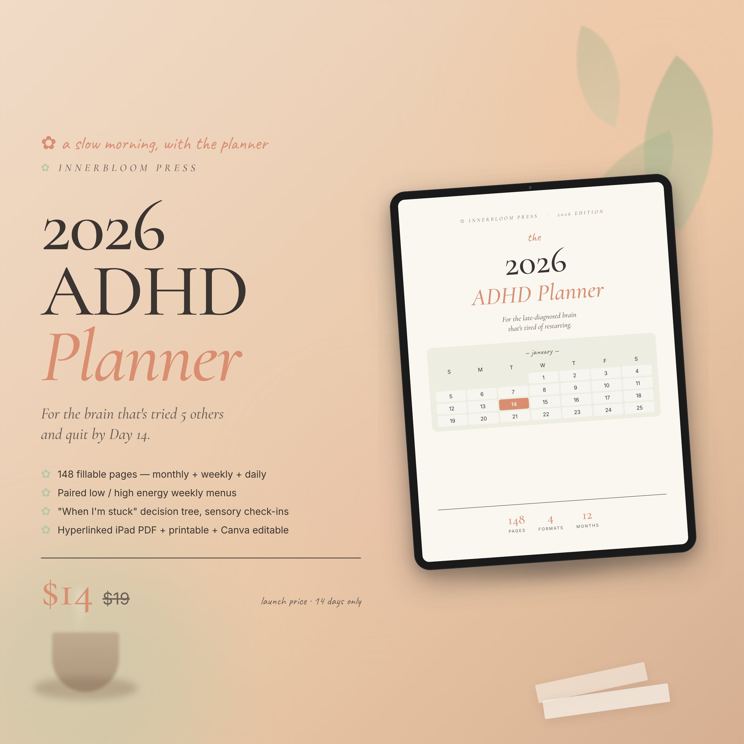 2026 ADHD Planner