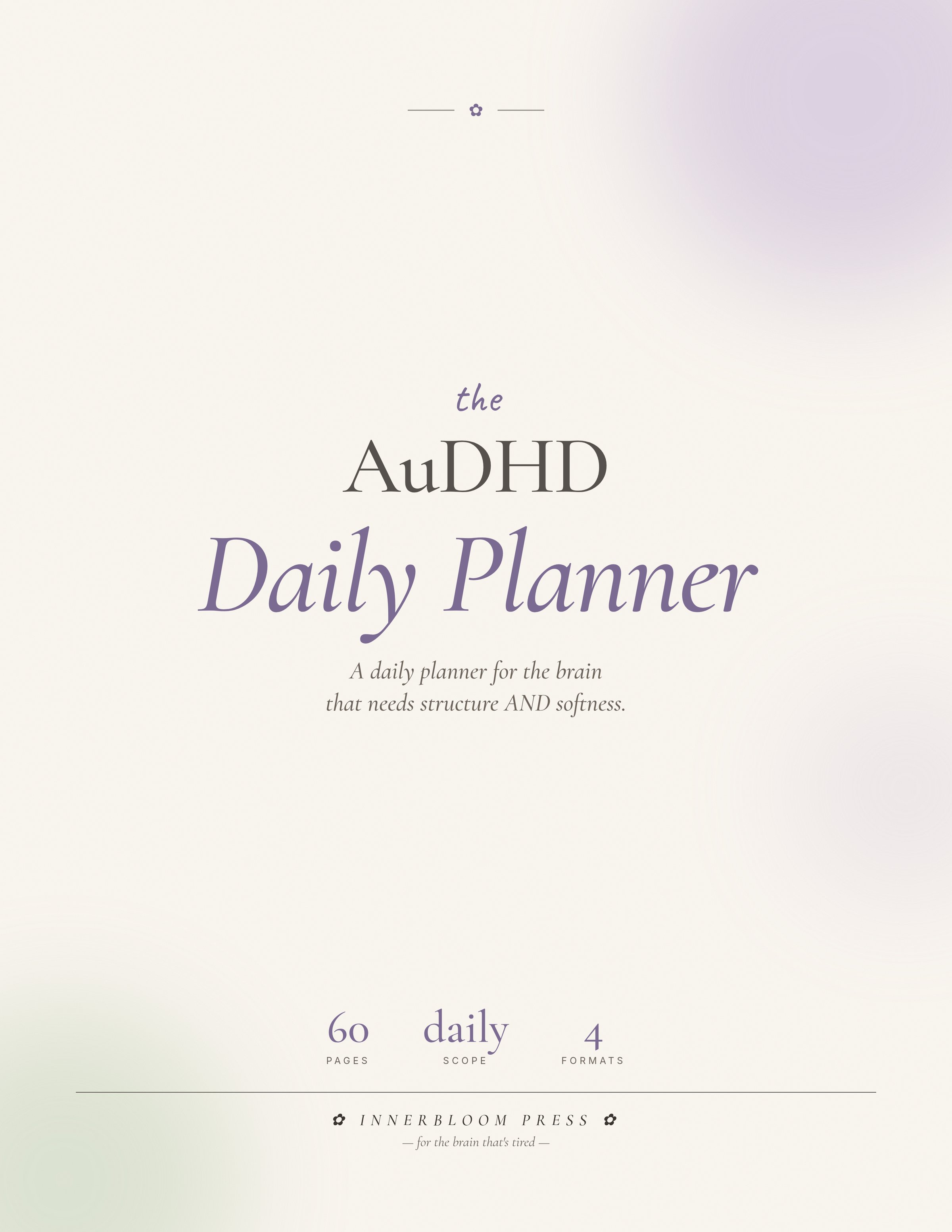 AuDHD Daily Planner